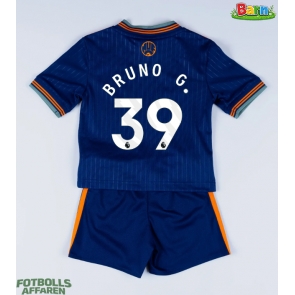 Newcastle United Bruno Guimaraes #39 Tredjeställ Barn 2025-26 Kortärmad (+ Korta byxor)